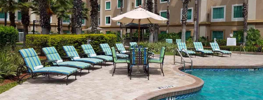 Pool area at Hawthorn Suites Lake Buena Vista in Orlando